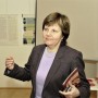 Frau Klabanova, Leiterin des Tschechischen Zentrums in Dresden, hält ihr Grußwort.