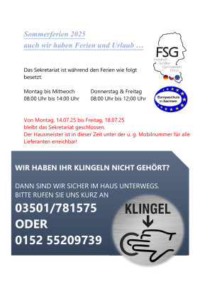 Sommerferien 2025
