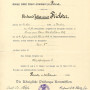 &quotReife-Zeugnis für Johannes Richter von 1910 für das erfolgreiche Absolvieren der Lehramtsausbildung in Pirna"